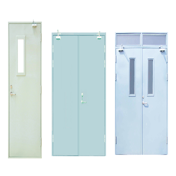 防火門(mén)帶玻璃或帶亮窗防火門(mén)及子母式防火門(mén)如何選用?(圖1) 防火門(mén)鋼質(zhì)產(chǎn)品.jpg